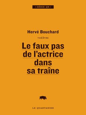 cover image of Le faux pas de l'actrice dans sa traîne